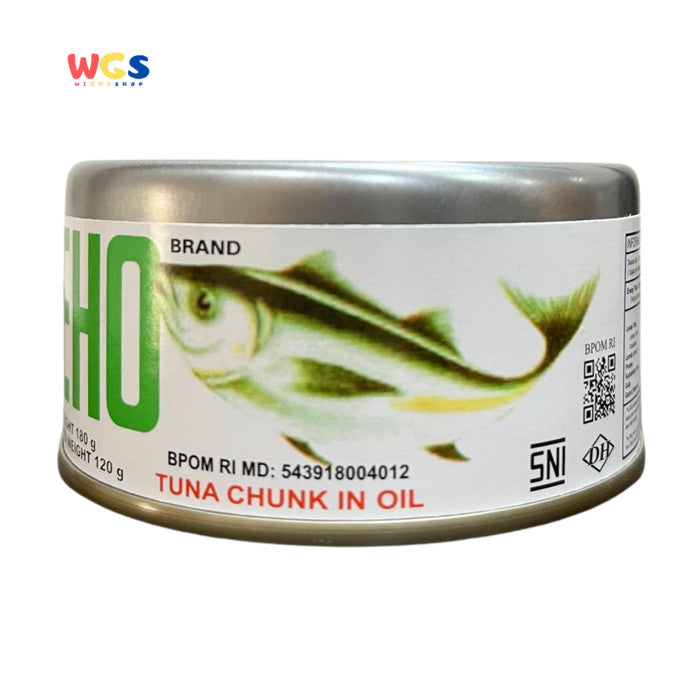 DEHO Tuna Chunk in Oil 180g - Ikan Tuna Kaleng