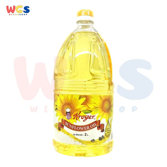 Kroger Sunflower Oil 100% Pure 2 ltr - Minyak Biji Bunga Matahari