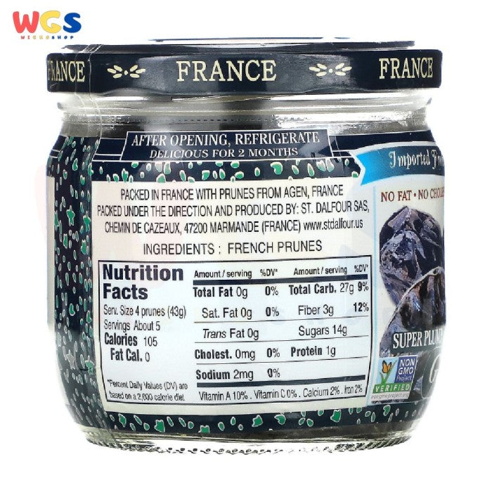 St. Dalfour Giant French Prunes Pitted 7 oz (200 g) - Buah Plum