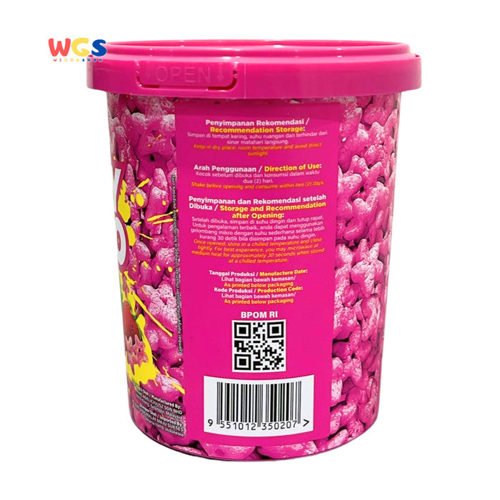 NIMS Only The Best Crispy Choco Tub Starberry With Strawberry Chocolate 250g - Coklat Rasa Stroberi dan Sereal