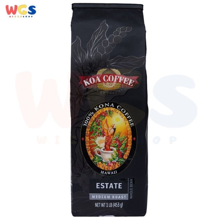 Kona Coffee Hawaii 100% Estate Medium Roast Coffee Bean 8oz 226g