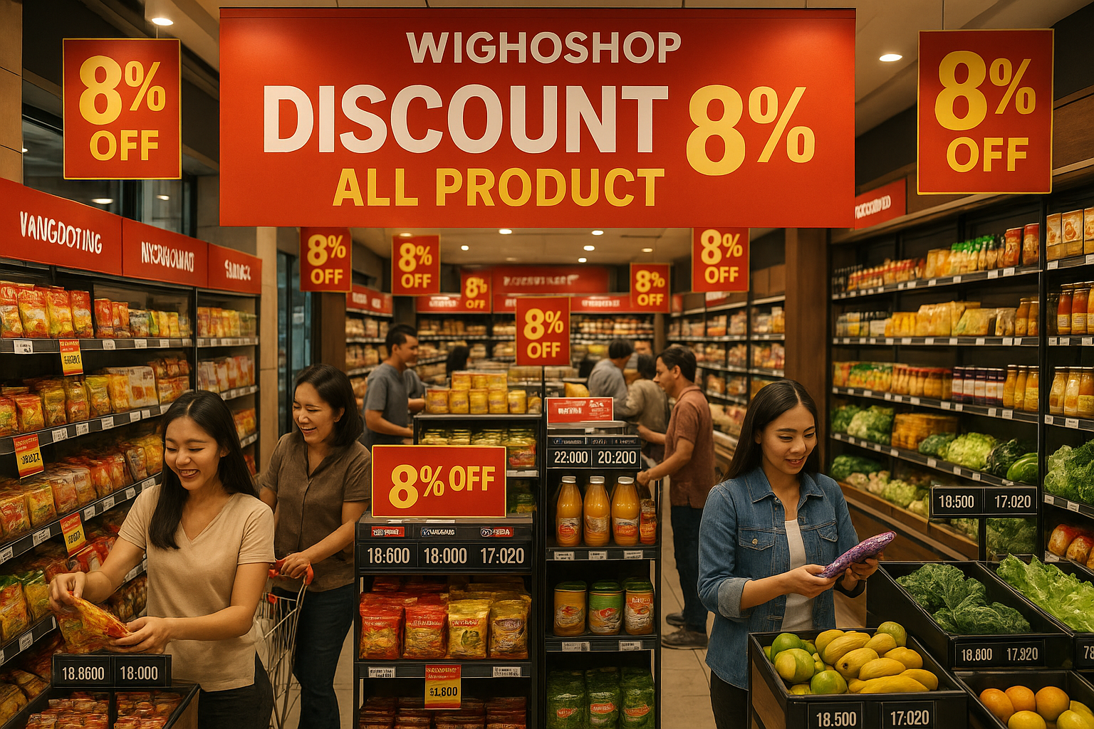 DISCOUNT 8% ALL PRODUCT