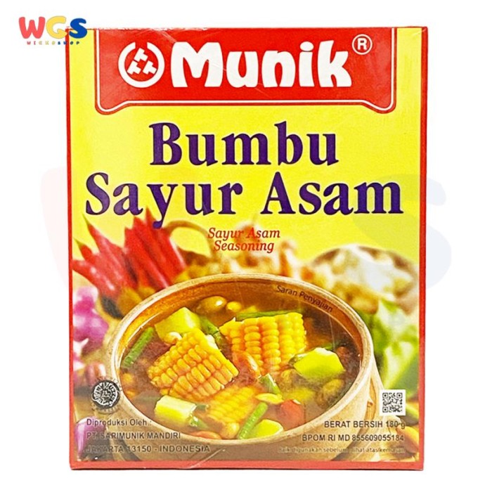 Munik Bumbu Sayur Asam Instant Seasoning 180g - Halal