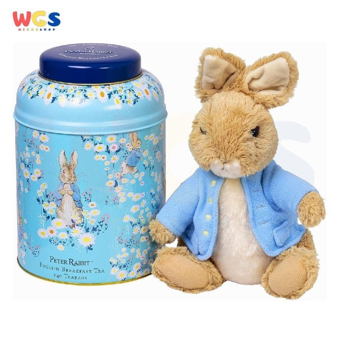 New English Teas Peter Rabbit Tea Caddy with 240 English Breakfast Tea