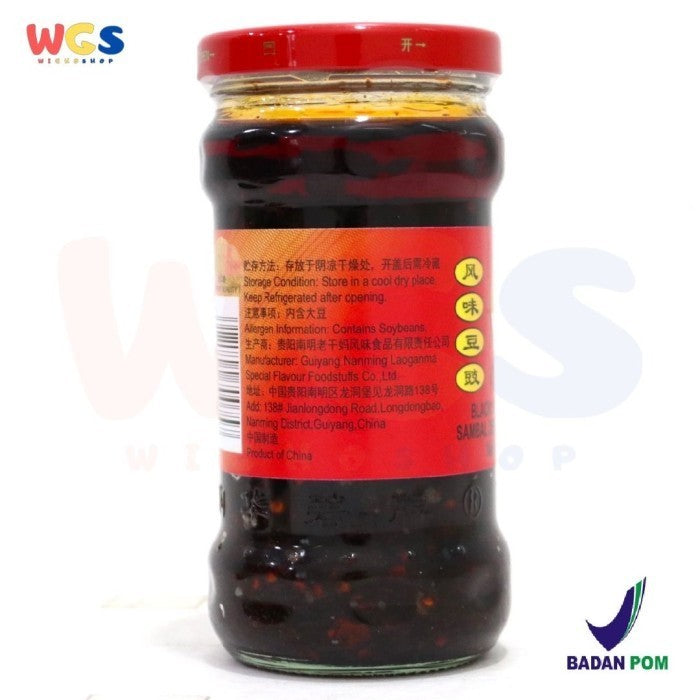 Lao Gan Ma Black Bean Chilli Sauce 280g - Sambal Kedelai Hitam