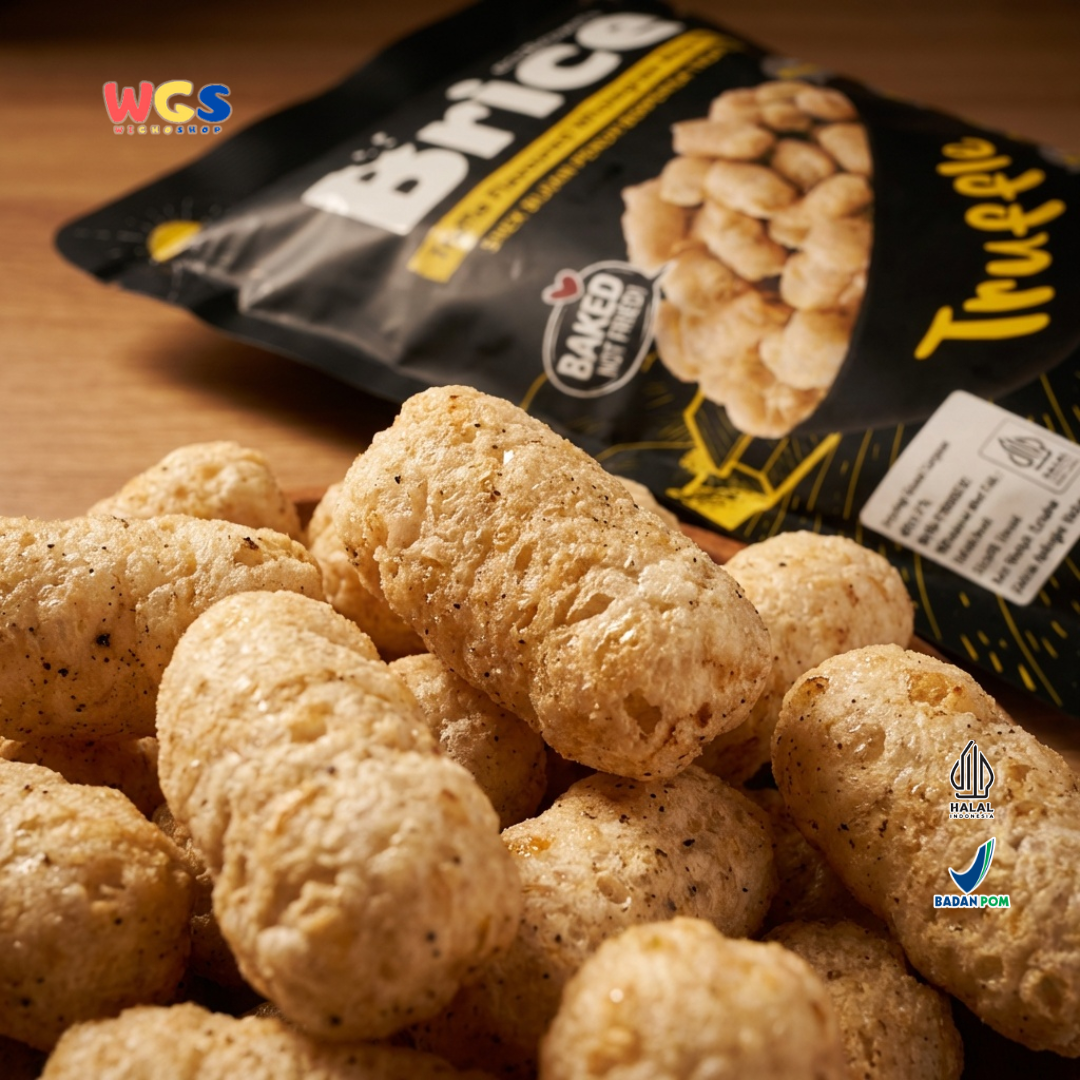 ecoBrown’s Brice Truffle Flavoured Wholegrain Rice Puff 100g - Snack Beras Utuh Rasa Truffle Baked Not Fried