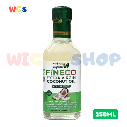 Dehealth Supplies Fineco Extra Virgin Coconut Oil Cold Pressed 250ml