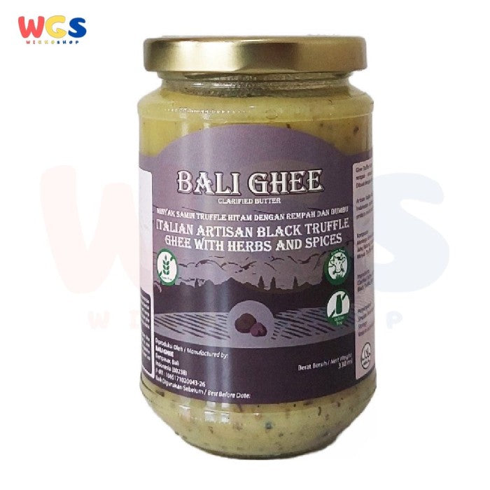 Bali Ghee Clarified Butter Ghee Black Truffle Gluten Free 330ml