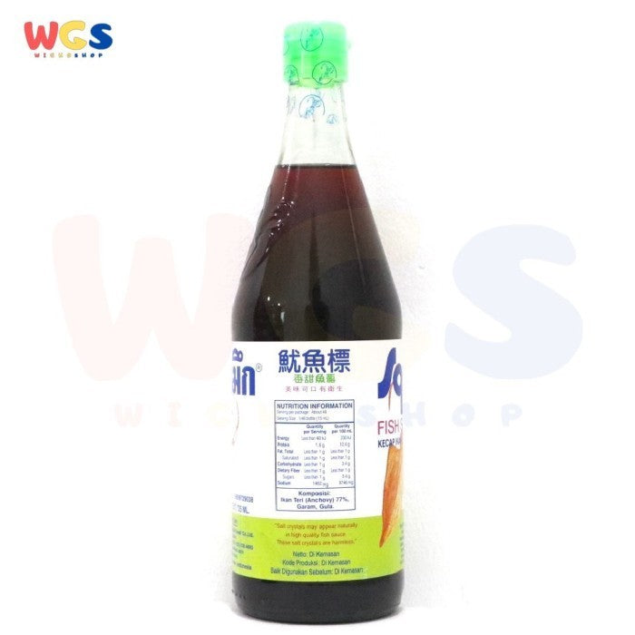 Squid Brand Fish Sauce 725 ml - Saus Minyak Ikan Thailand