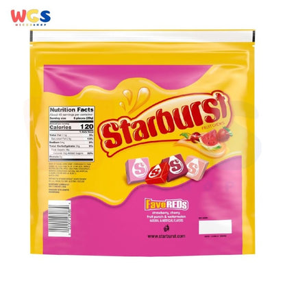 Permen Starburst Fruit Chews Candy FaveRed Natural Flavor 442.3g