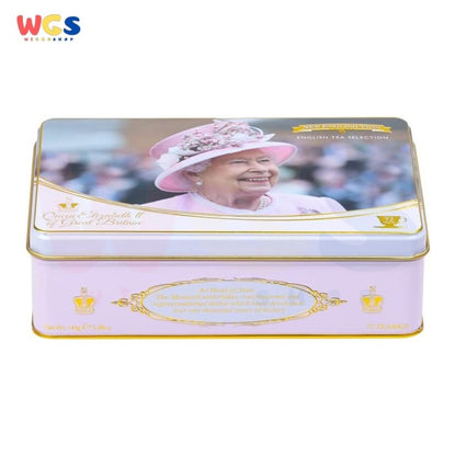 New English Teas Queen Elizabeth II Tea Tin with 72 Assorted Teabag