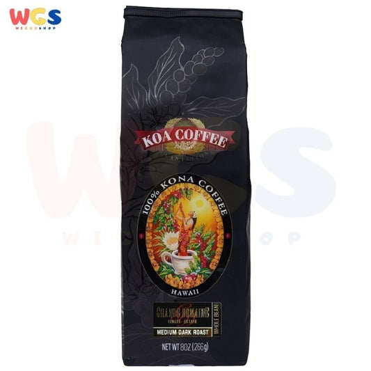 Kona Coffee Hawaii 100% Grande Domaine Vienna Roast Coffee Bean 226g