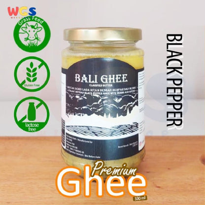 Bali Ghee Clarified Butter Ghee Black Pepper Spice Gluten Free 330ml