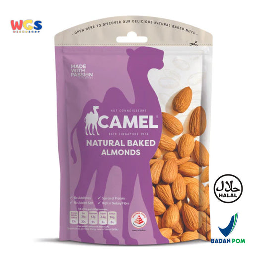 CAMEL Natural Baked Almond Premium 135g - Kacang Almond