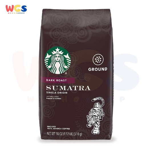 Starbucks Sumatra Dark Roast Ground 100% Arabica Coffee 18oz 510g