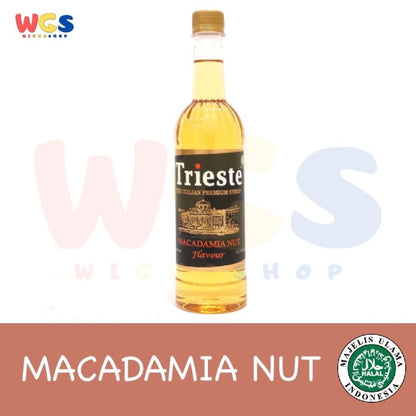 Trieste Syrup Macadamia Nut Premium Flavor 650 ml - HALAL MUI