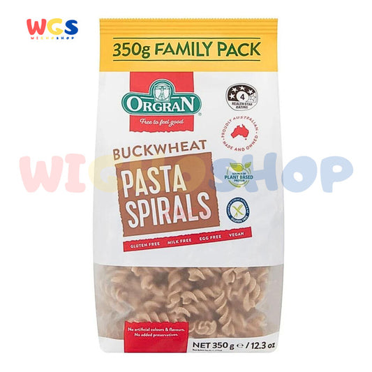 ORGRAN Buckwheat Pasta Spirals Pasta Gluten Free 350g