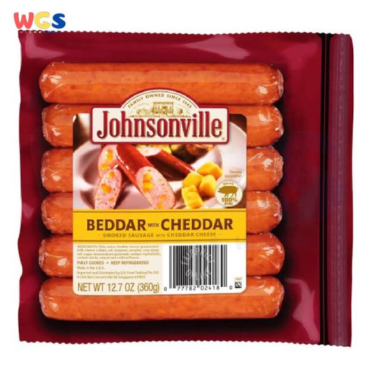Sosis Johnsonville Beddar Cheddar Smoked Sausage Cheddar Cheese 396g