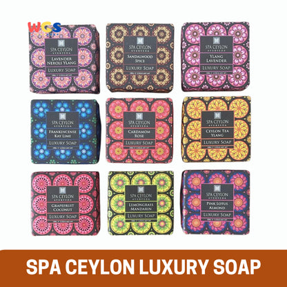 Spa Ceylon Luxury Soap 100g – Sri Lanka's Premium Ayurvedic Aromatherapy Soap in Various Variants